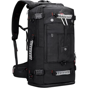 WITZMAN Travel Backpack for Men and Women Convertible Duffle Luggage Bag fit 17 Inch Laptop Carry On Bags for Airplane B681 Bla