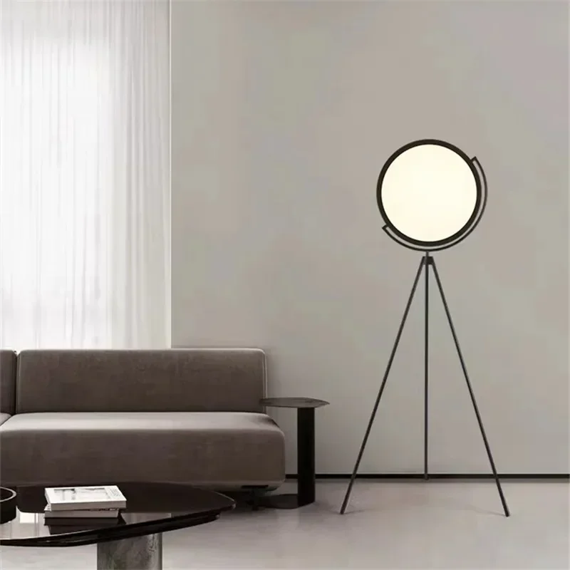 Superloon full moon lampe design italien Nordic LED  floor lamp for living room corner standing atmosphere  Bedside tripod lamp