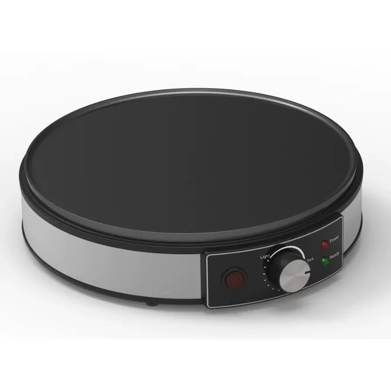 

Электрическая машина для выпечки блинов и пирожных с регулируемой температурой, 30 см, большая сковорода для выпечки.