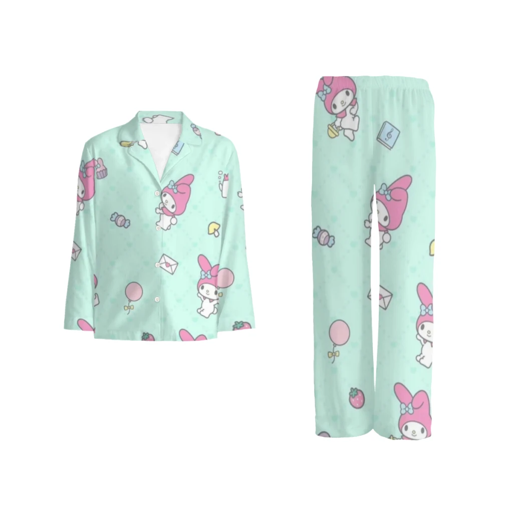 

Sanrio printed pajama sets, casual and comfortable pajamas for men and women, and cute and loose