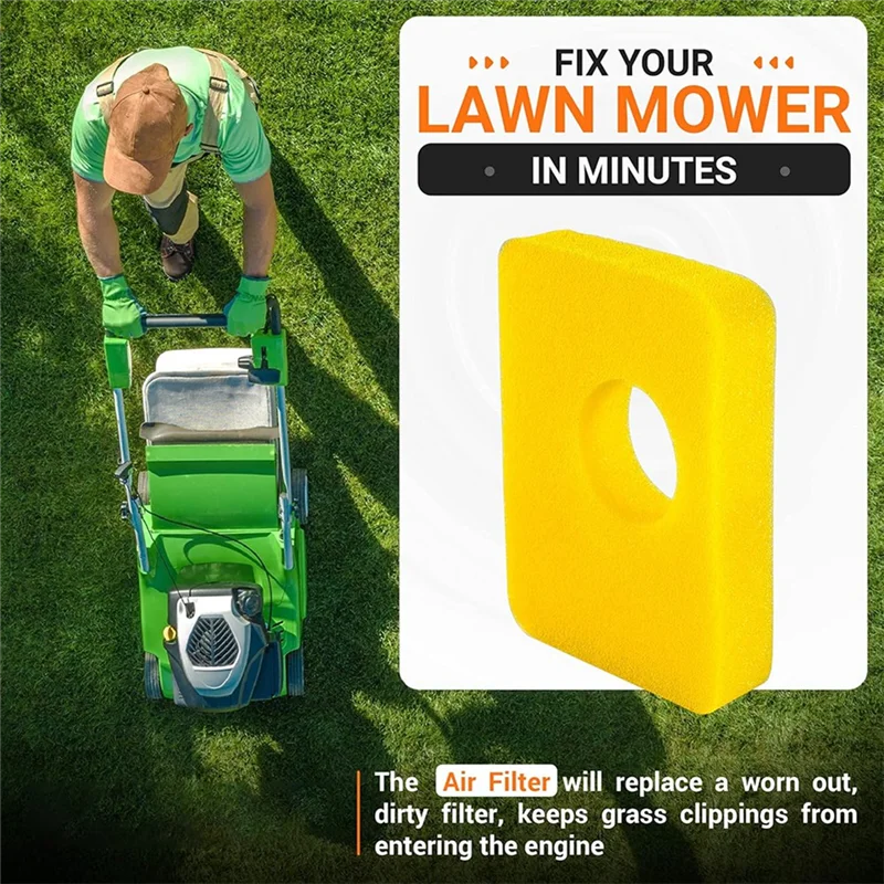 

Hot Sale-Foam Filter Air Cleaner 799579 Replaces For Briggs Stratton BS 4248 5434 799579 Fit 09P602 09P702 550E-550Ex Engine