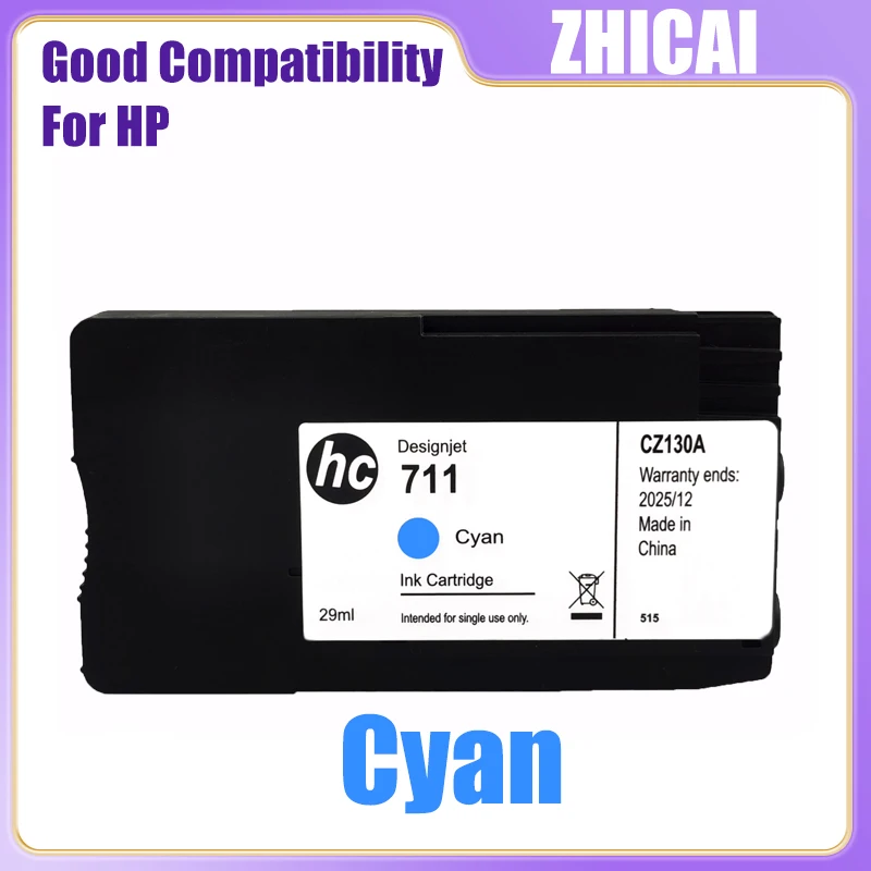 Compatible for HP 711 for hp711 for hp 711 Ink Cartridge for HP DesignJet T120 T520 T530 Print Head Plotter