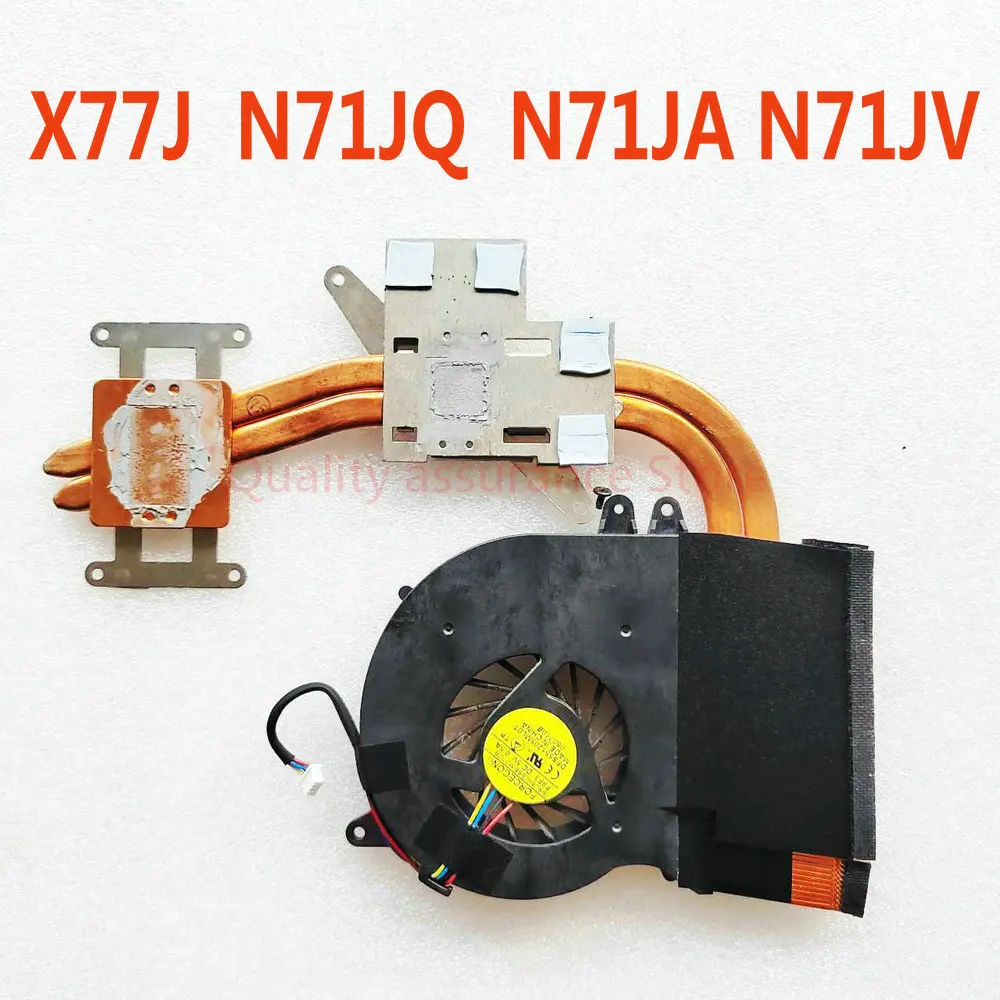 FOR Asus X77J N71J N71JA N71JQ N71JV Radiator Heatsink And Fan CPU Cooling Cooler N71JQ