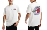 2025 Summer Hot Sale Luxury Brand Print T-shirt Loose Short Sleeve Pure Cotton Trendy Casual Oversize Top Tee for Men and Women