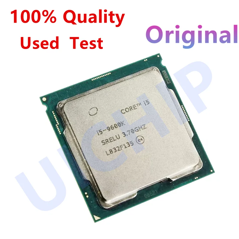 100% Original i5 9600K 3.7 GHz Six-Core Six-Thread CPU Processor 9M 95W LGA 1151