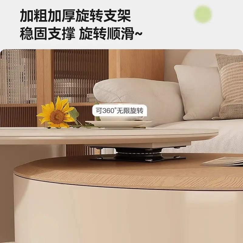 Coffee table living room household small apartment rock slab tea table
