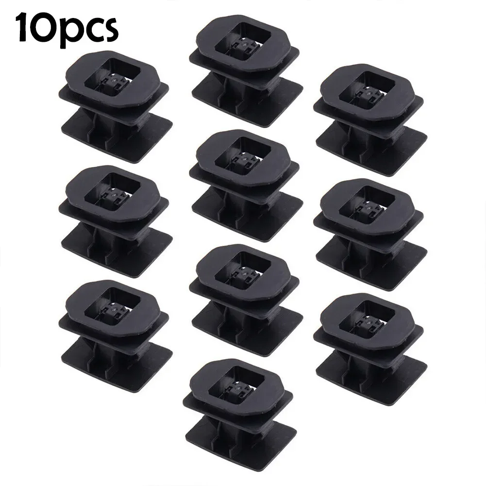 10pcs Rocker Panel Moulding Clips For Ford 500 Rocker Panel Moulding Clip Black Nylon, 10 Pcs, Fits 2005+ Models