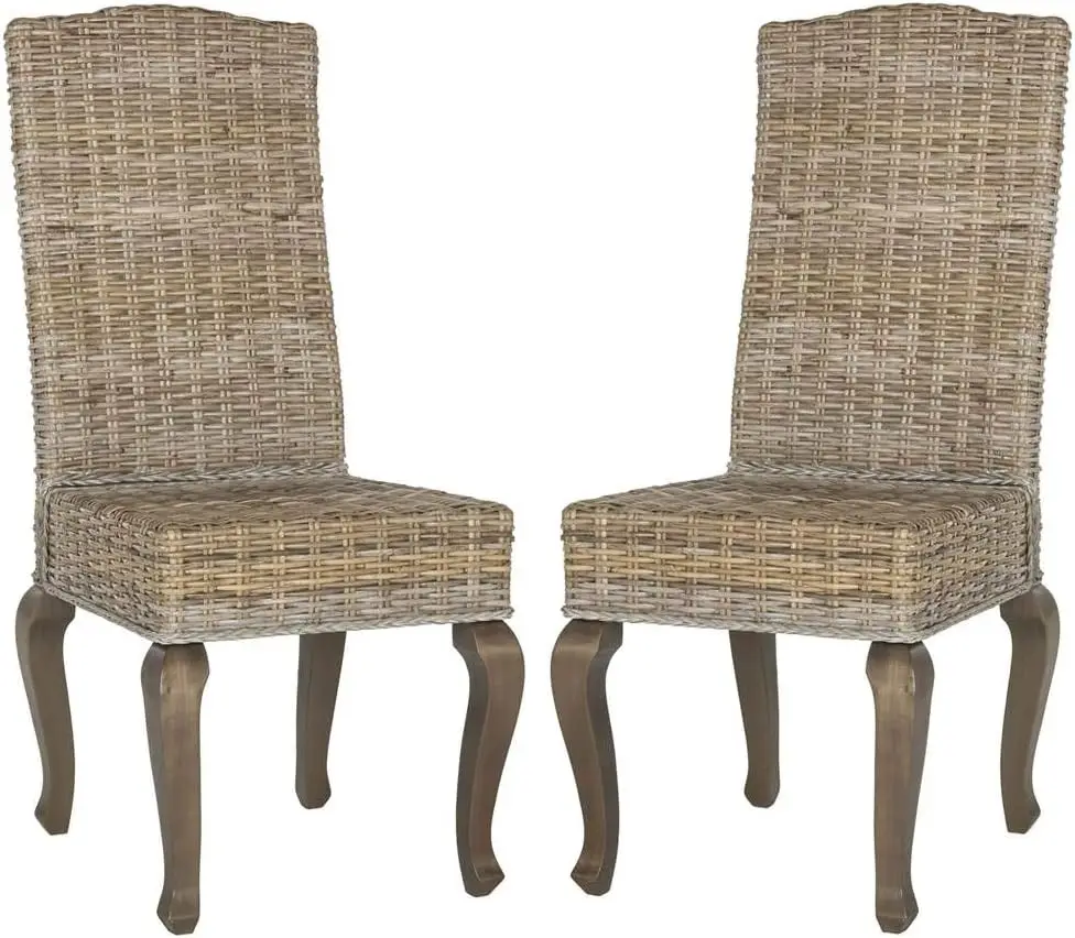 Home Collection Milos Grey Wicker 18-Inch Dining Chair