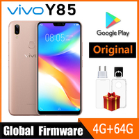 VIVO Y85 Smartphone Global firmware Android 4G Unlocked  6.26  inch Camera 13MP Qualcomm Snapdragon 450 Used Phone