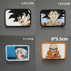 New Dragon Ball Animation Creative Personality Goku Krimbulma Embroidered Cloth Patch Clothes Pants Decorative Patches Wholesale