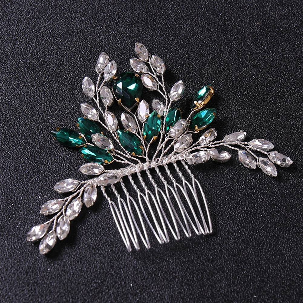 

Bridal Hair Comb Rhinestone Small French Alloy Headpiece Wedding Bridal Hair Accessories Elegant Durable Craftsmanship