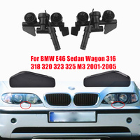 Car Accessorie Headlight Washer spray nozzle Headlamp Cleaning Sprayer Jet For BMW E46 Sedan Wagon 316 318 320 323 325 M3