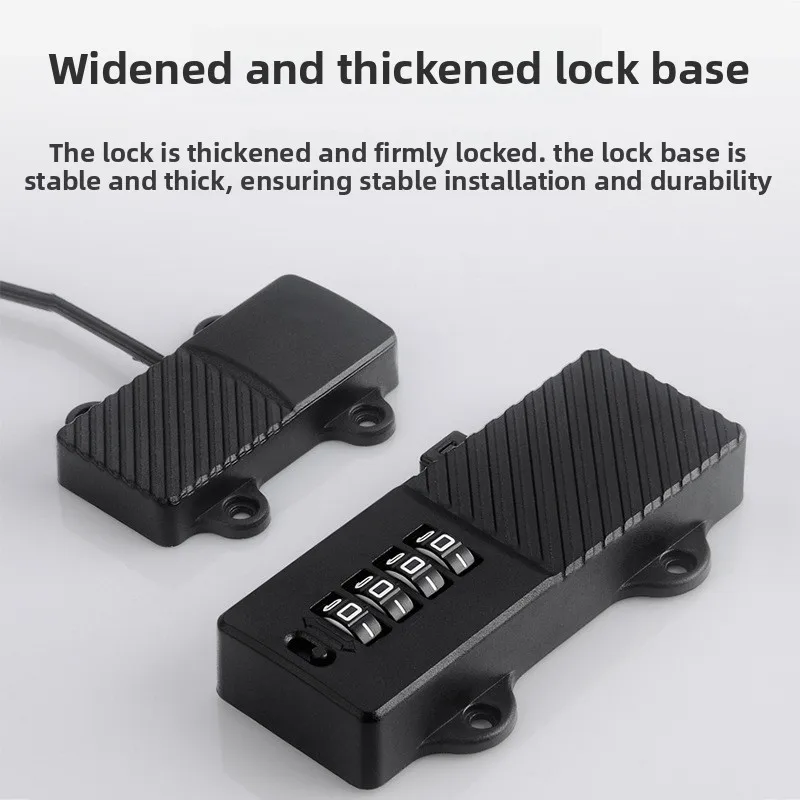 قفل أمان للأطفال مضاد للقرصة بدون حفر لحماية الطفل، قفل مشفر لباب الثلاجة، قفل خزانة قابل للتعديل للمنزل #5