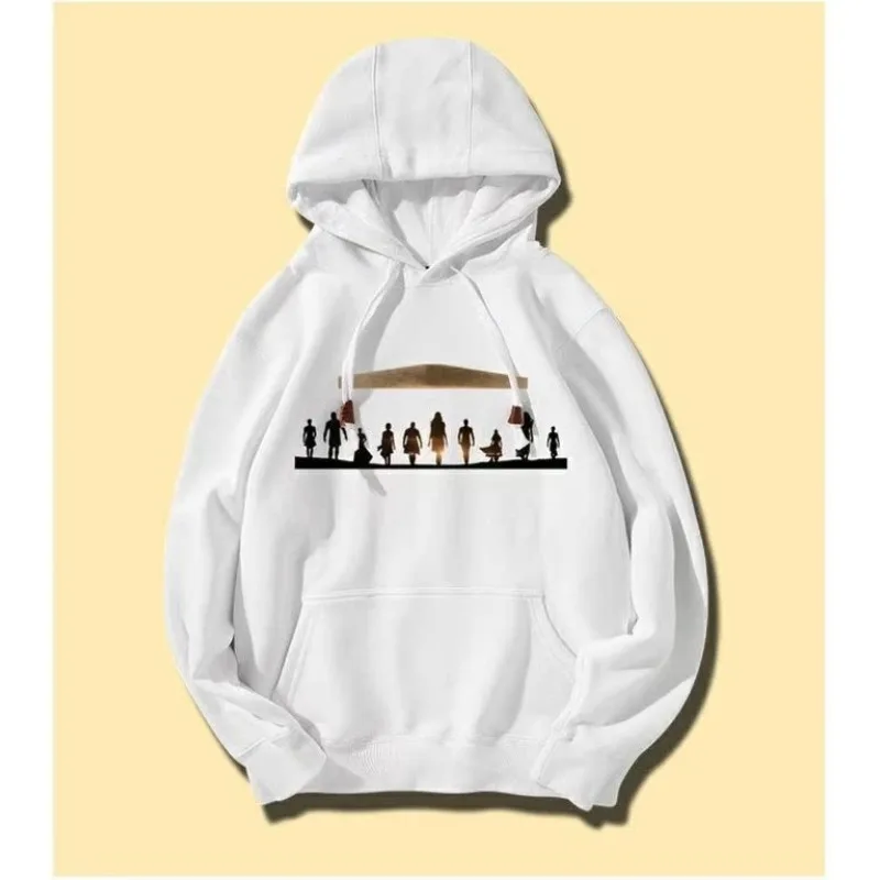 جديد أنيمي مارفل الأبدية الرياضة موضة معطف دافئ Harajuku نمط هوديي هوديي هوديي الرجال ملابس الفصول الأربعة