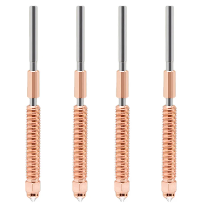 

AB66-4X для Creality K2 Plus, комплект сопел для быстрой замены, конструкция из закаленной стали для 3D-принтера Creality K2 Plus, 2 шт., 0,4 мм