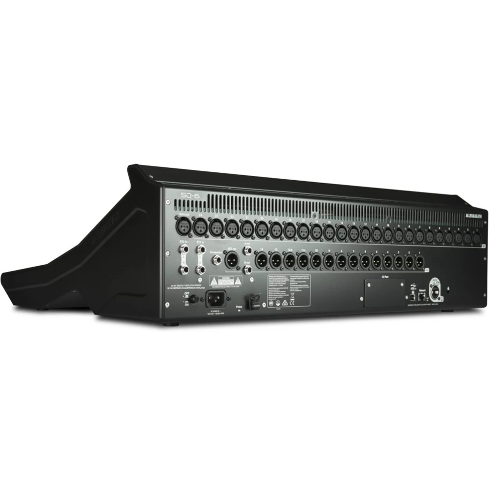 Allen & Heath SQ-6 48-channel Digital Mixer Console with 25 Faders, 6 Fader Layers, USB Interface, and Network Audio Support