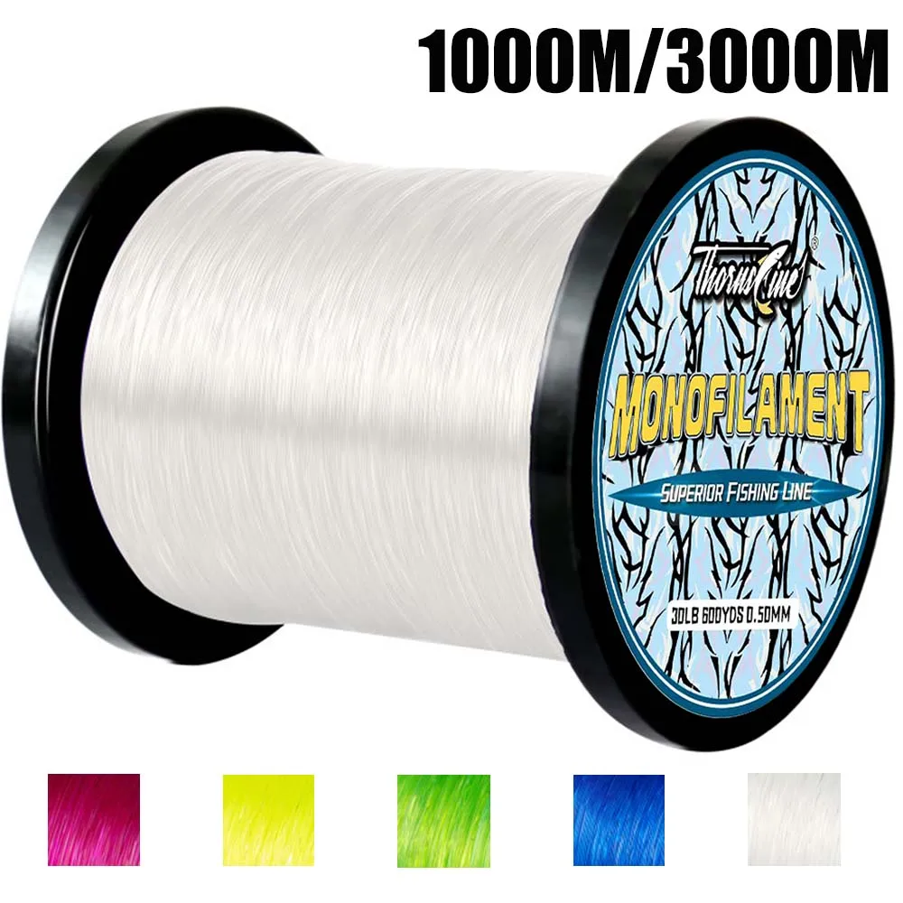 Thornsline 1000m/3000m Super Strong Fishing Line 3LB-35LB Japan Monofilament Nylon Carp Fishing Line Fishing Accessories pesca