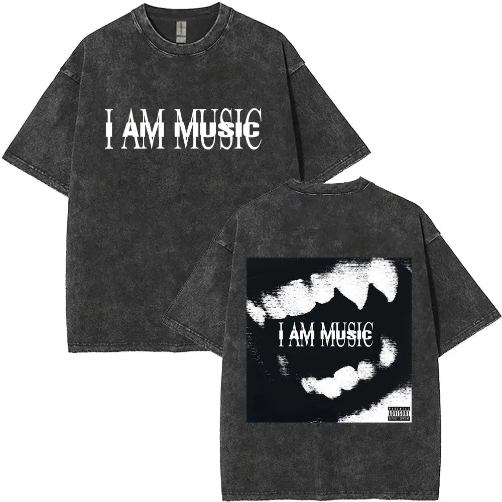 Vintage Washed Playboi Carti I AM MUSIC 2025 Album Merch T-shirt