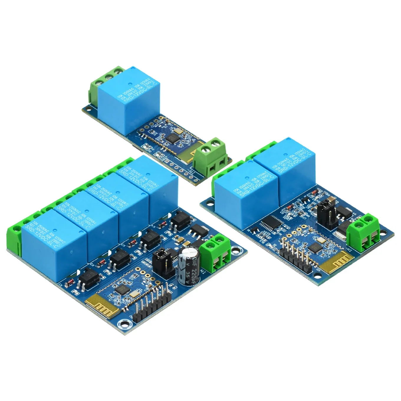 For Bluetooth Relay Module 1 2 4 Way Channel DC 12V Internet Smart Remote Control Mobile Phone Switch Wireless Relay Module