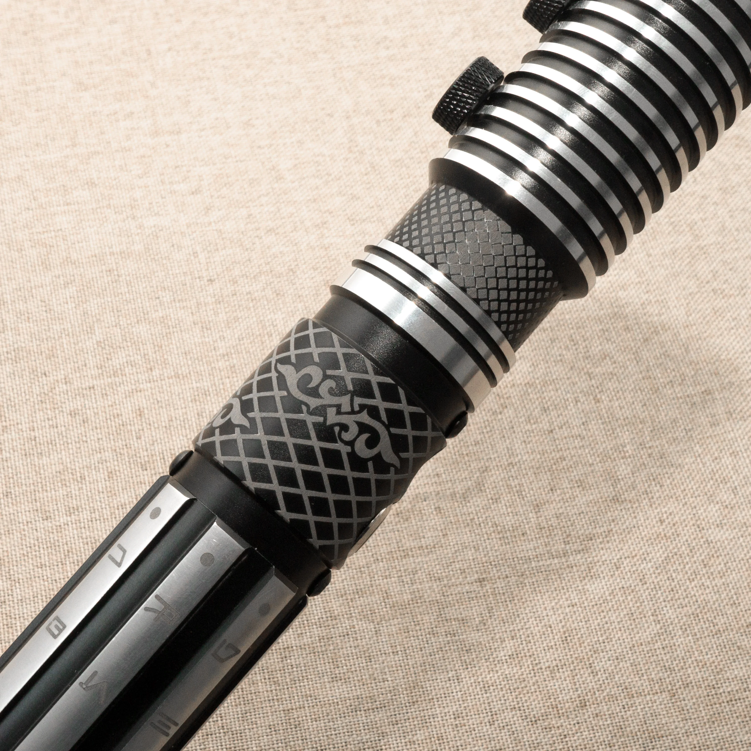 Sable de luz Neopixel Jedi, espada láser, empuñadura de Metal, duelo pesado, sensible, suave, cambio infinito, golpe, sonido, sable de luz