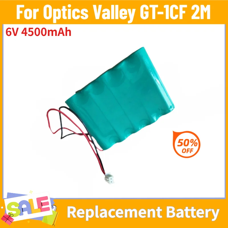 High Quality Battery For Optics Valley GT-1CF 2M Brand New 6V 4500mAh Replacement Battery