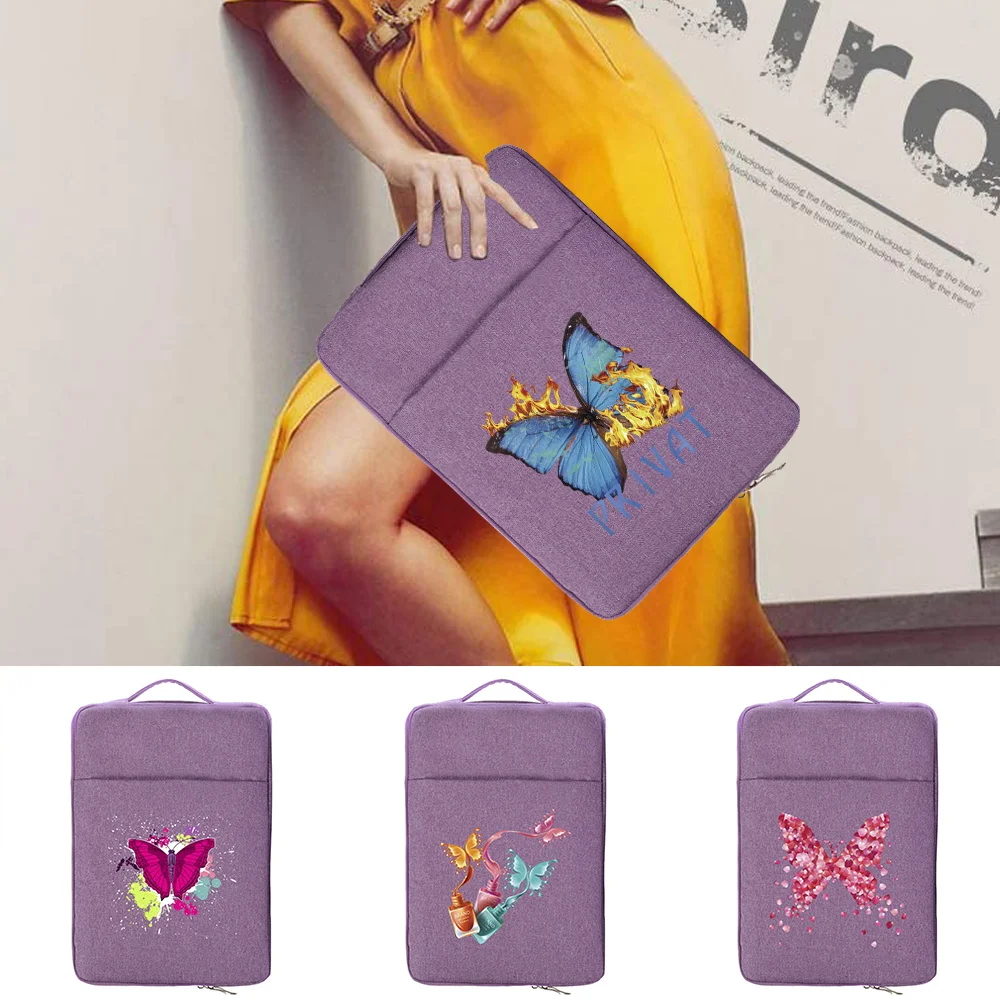 Unisex Laptop Bag Sleeve Notebook Case For 12 13 14 15.6 inch HP Xiaomi Huawei Lenovo Macbook Laptop Cover Butterfly Series