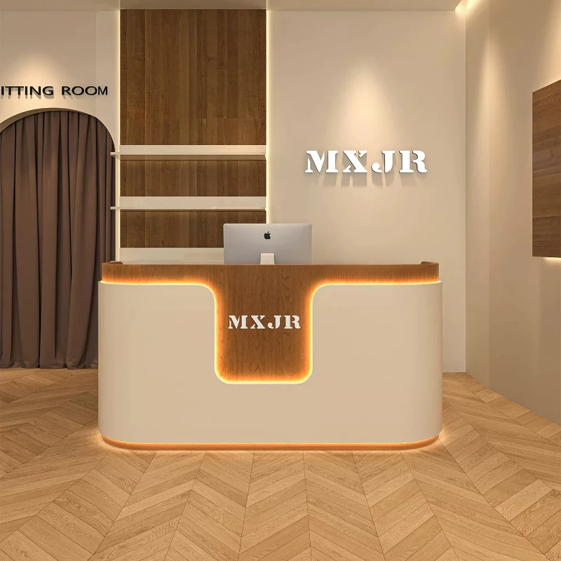 

Storage Aesthetic Reception Desks Salon Business Italian Luxury Reception Desk Specialty Workstations Rezeptionstheke Furniture