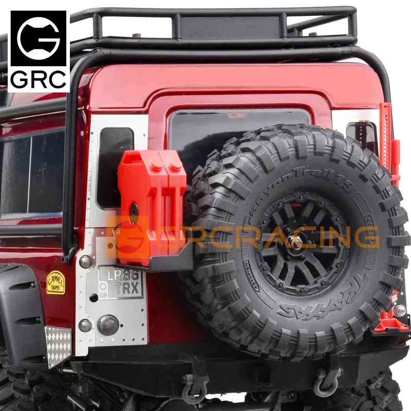 GRC arkusze dekoracyjne ze stali nierdzewnej sztuczna dekoracja części do Traxxas TRX4 Defender tylne drzwi G043BB/BS