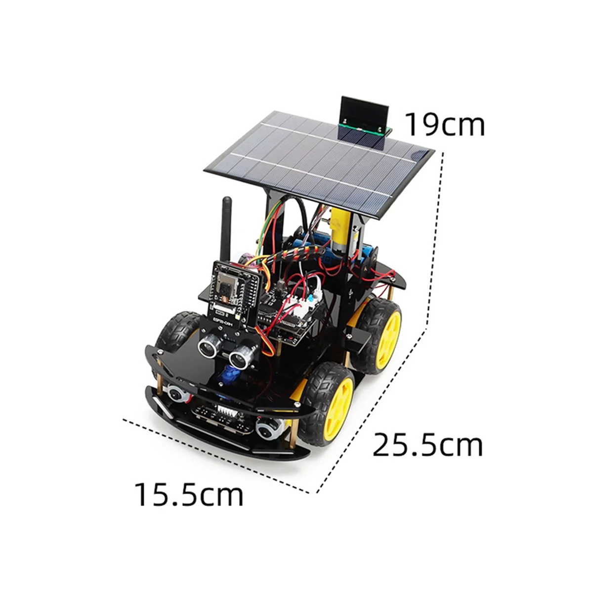 Latest ESP32-CAM Smart Car Programming Kit Solar Camera Programming Education Robot Car Ultrasonic Intelligent Programming Car