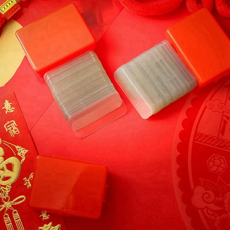 4X เทปกาวสองหน้าไม่ทำเครื่องหมายติดแน่นกาวที่ติดแน่นไม่ตัดเป็นรอยเทปใส