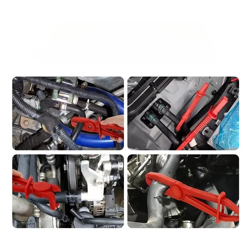 Car Repair Hand Tool - Automotive Brake Fuel Water Line Clamp Removal Pliers Tube Hose Clamp Cutter for Maintenance
