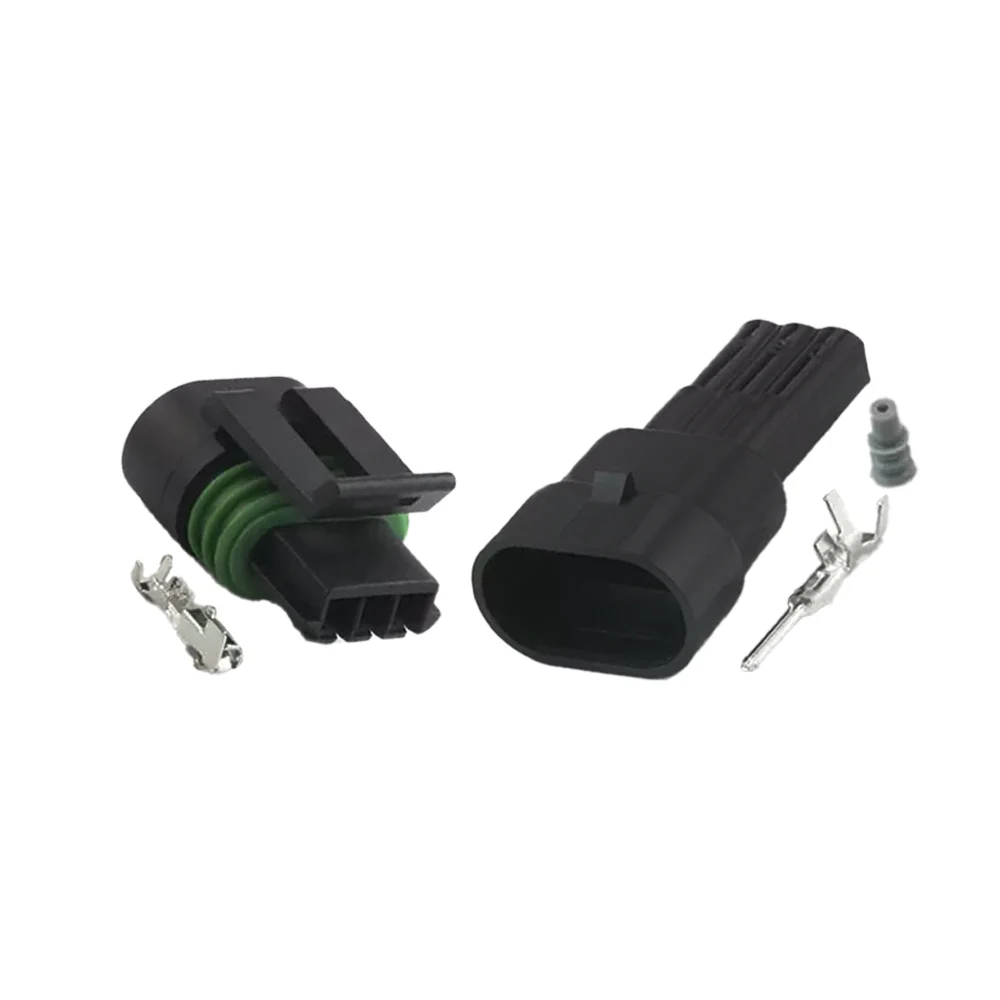 5 Sets Waterproof Automotive Wire Harness Connectors 12162182 Male And Female Plugs Compatible with Jinbei Ignition Coil