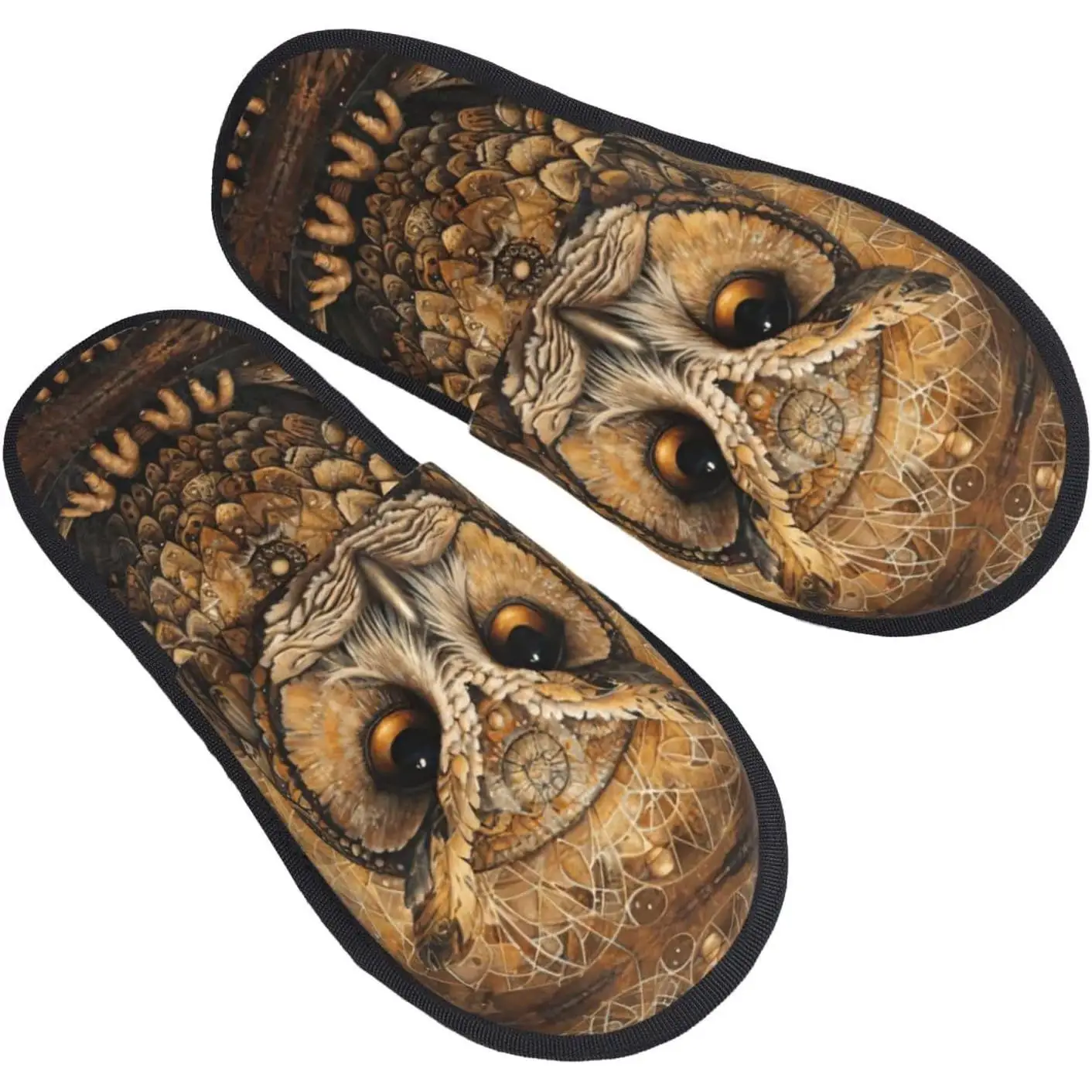 

Осенне-зимние нечеткие тапочки с принтом «Вержима совы», удобная домашняя обувь, портативная обувь для путешествий в отеле, подарки для женщин и мужчин