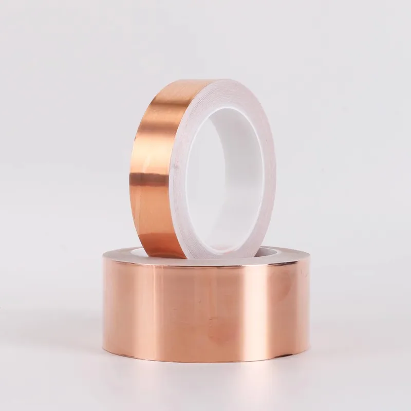 Double-sided conductive copper foil tape signal enhanced anti-interference shielding anti-radiation copper foil sticker adhesive