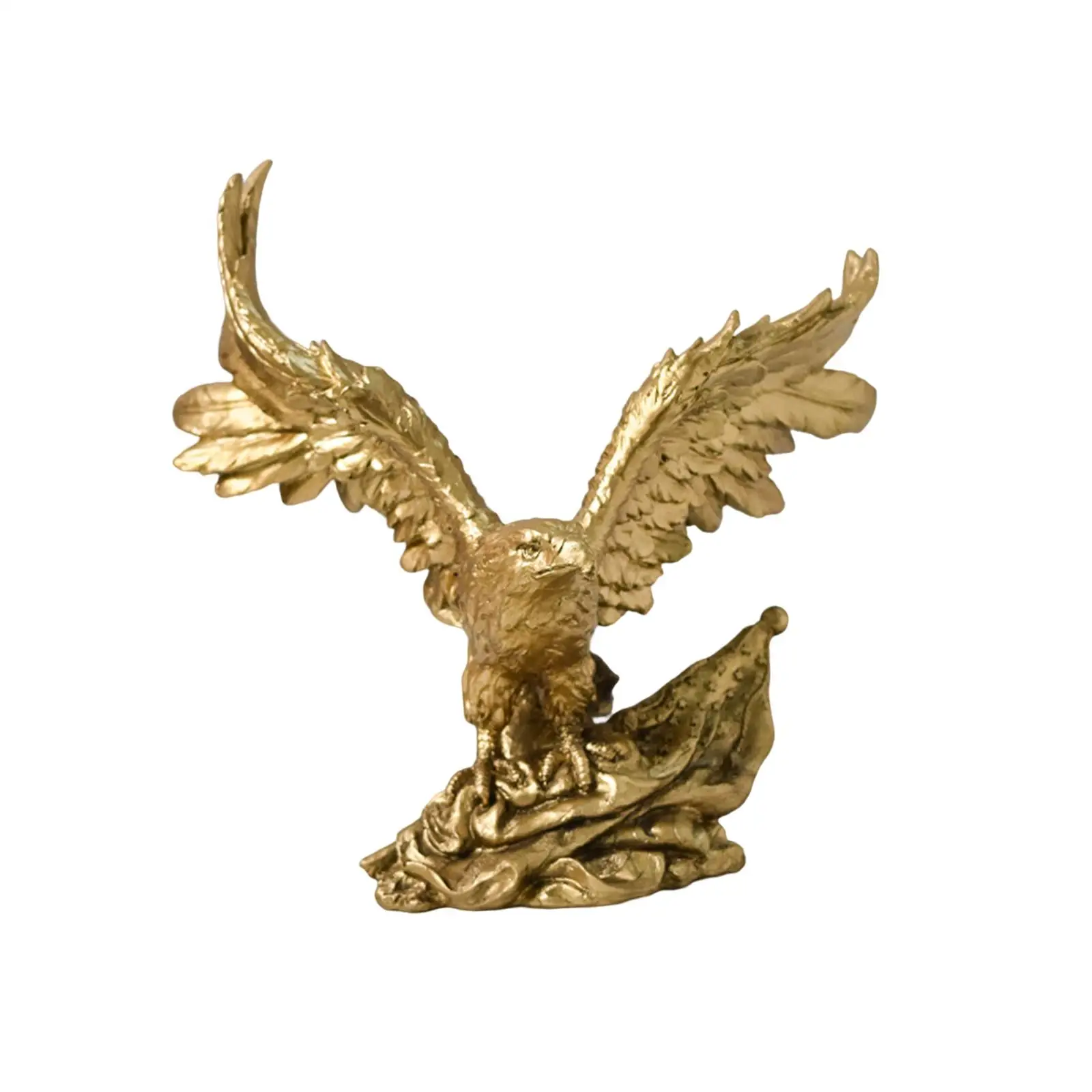 Eagle Figurine Hawk Statue Resin Collectible Desktop Ornament Home Decor Modern for Dining Room Mantle Adornment Table Crafts