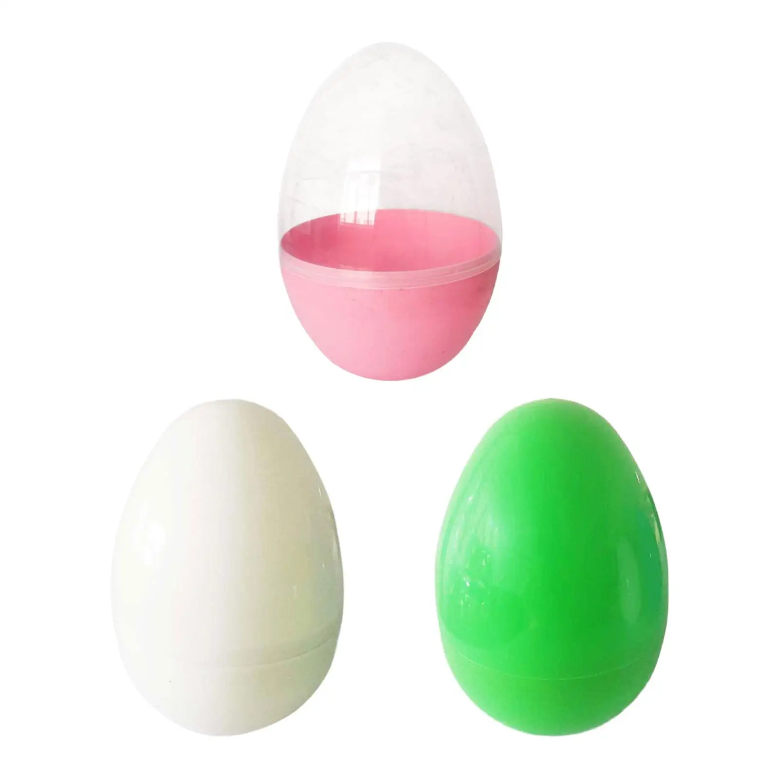 Empty Easter Egg Fillable Easter Egg Toys Home Decoration Easter Basket Stuffers DIY for Easter Party Favor DIY Crafts Seek