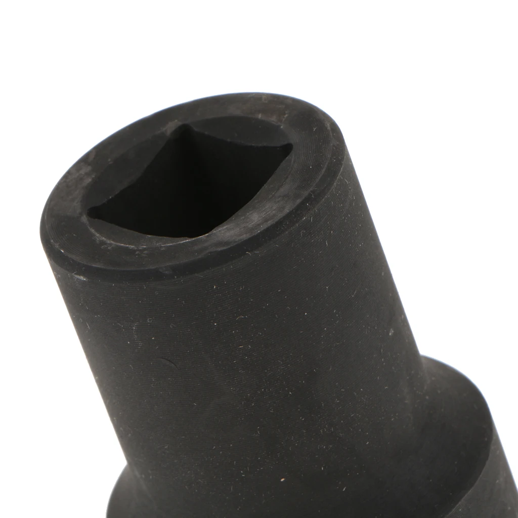 Square Drive Impact Socket Drop Forged Metal Black Deep Impact Socket Set for Vehicle Repair Projects