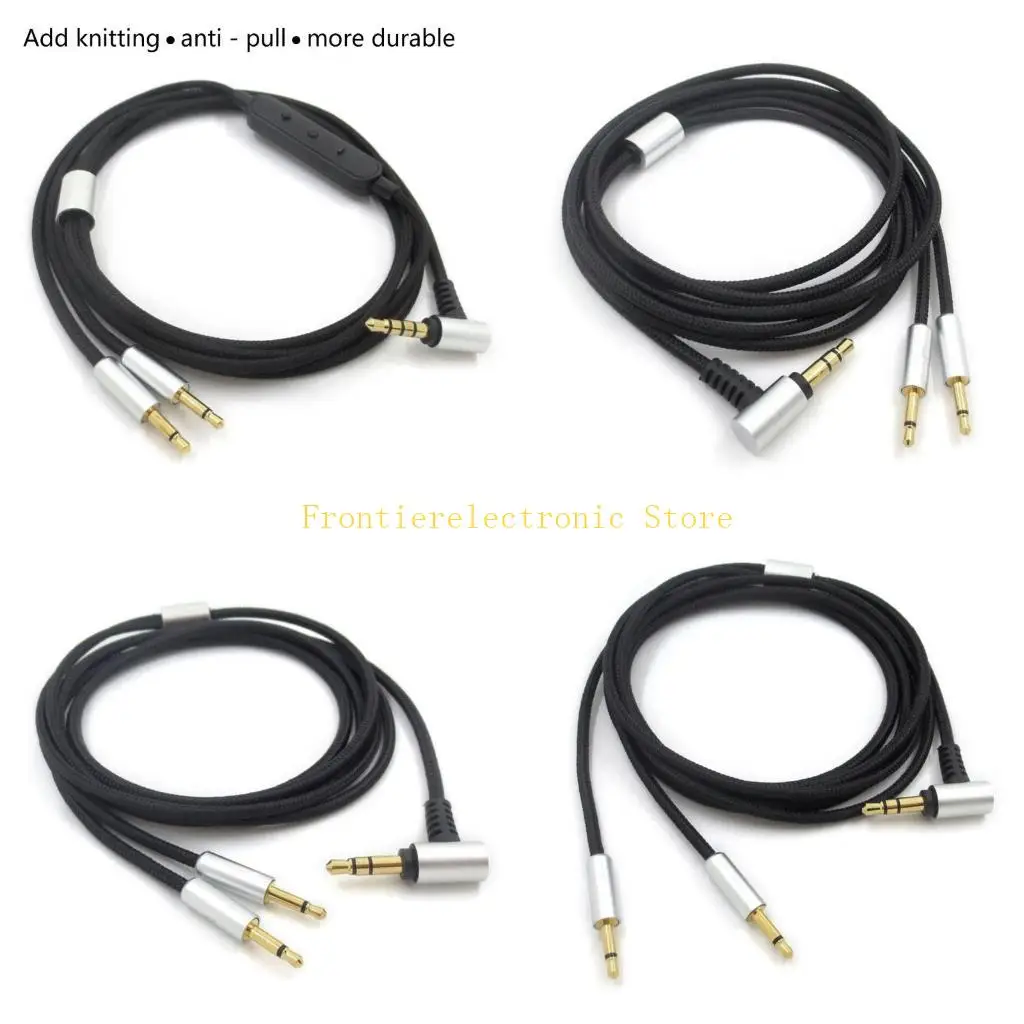 G8DB Gaming Headset Cable 3.5mm to 2.5mm Noise Canceling for HD202 HD477 HD497