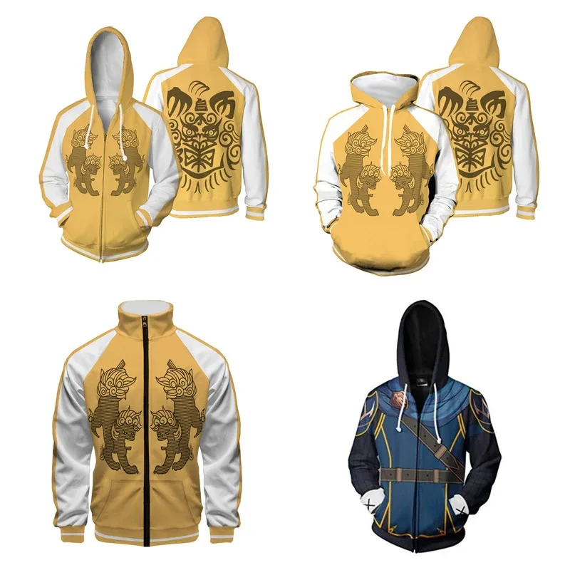 Anime WIND BREAKER Pullover Tomiyama Choji Jacket Togame Jo Cosplay Hoodies Badge Printing Sweatshirt Unisex Hooded  Coat 15