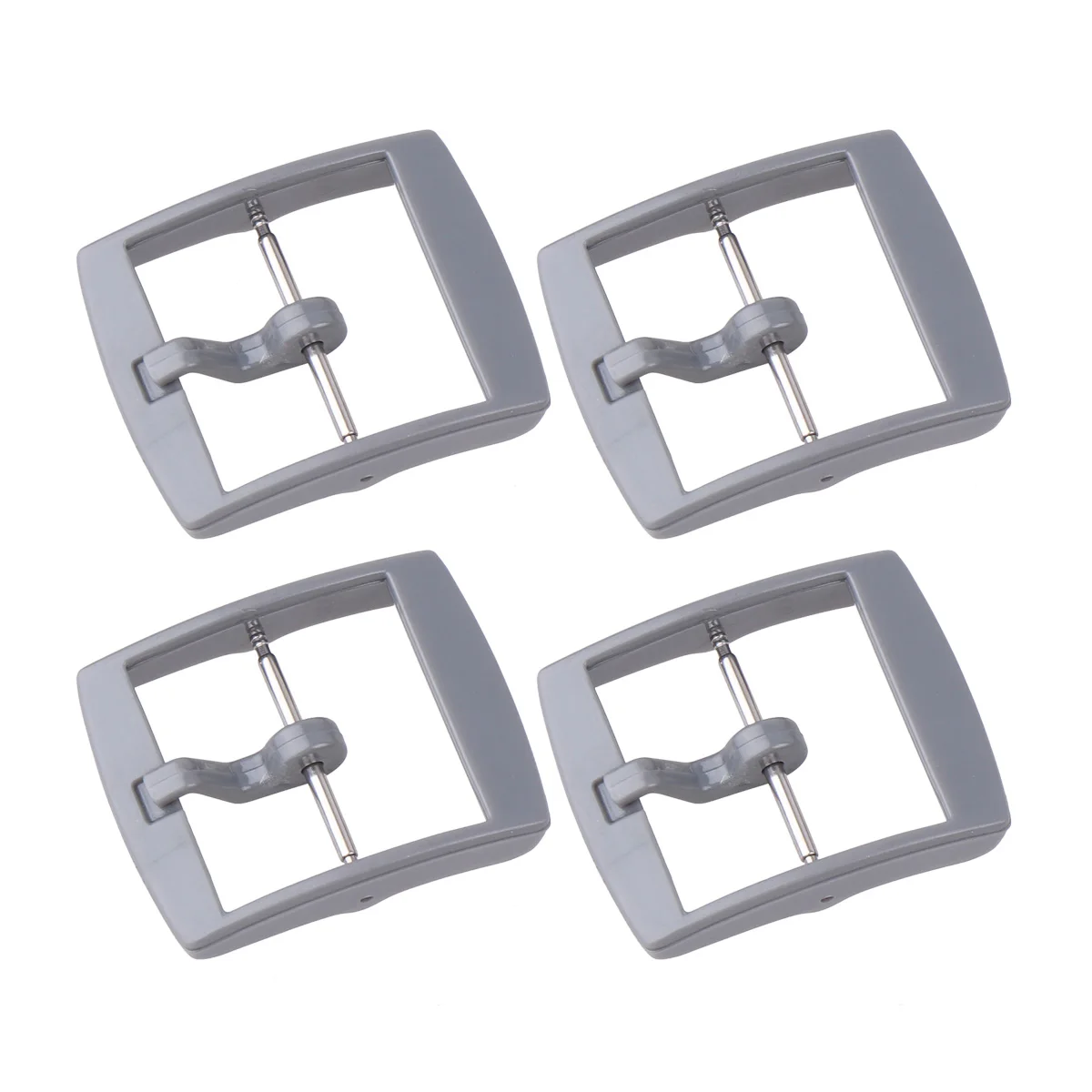 

4pcs Japanese Buckle Accessories Dark Blue Watch Clasp Easy Install Plastic Band Clasp Buckle for Silicone Electronic