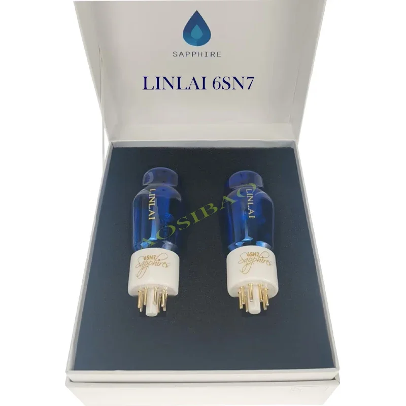 LINLAI-Tube électronique pour amplificateur audio HIFI, tube à vide, remplacement de la assujetaudio, bricolage, 6SN7, Sapphire 6SN7, CV33, 6N8P, 6H8C, 5692, 6SN7C