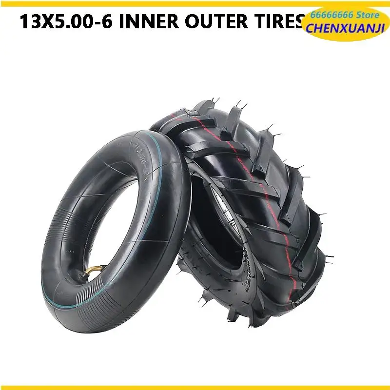 High-Quality 13 Inch 13*5.00-6 Inner Tube and Outer Tire Set for ATV and Beach Bikes
