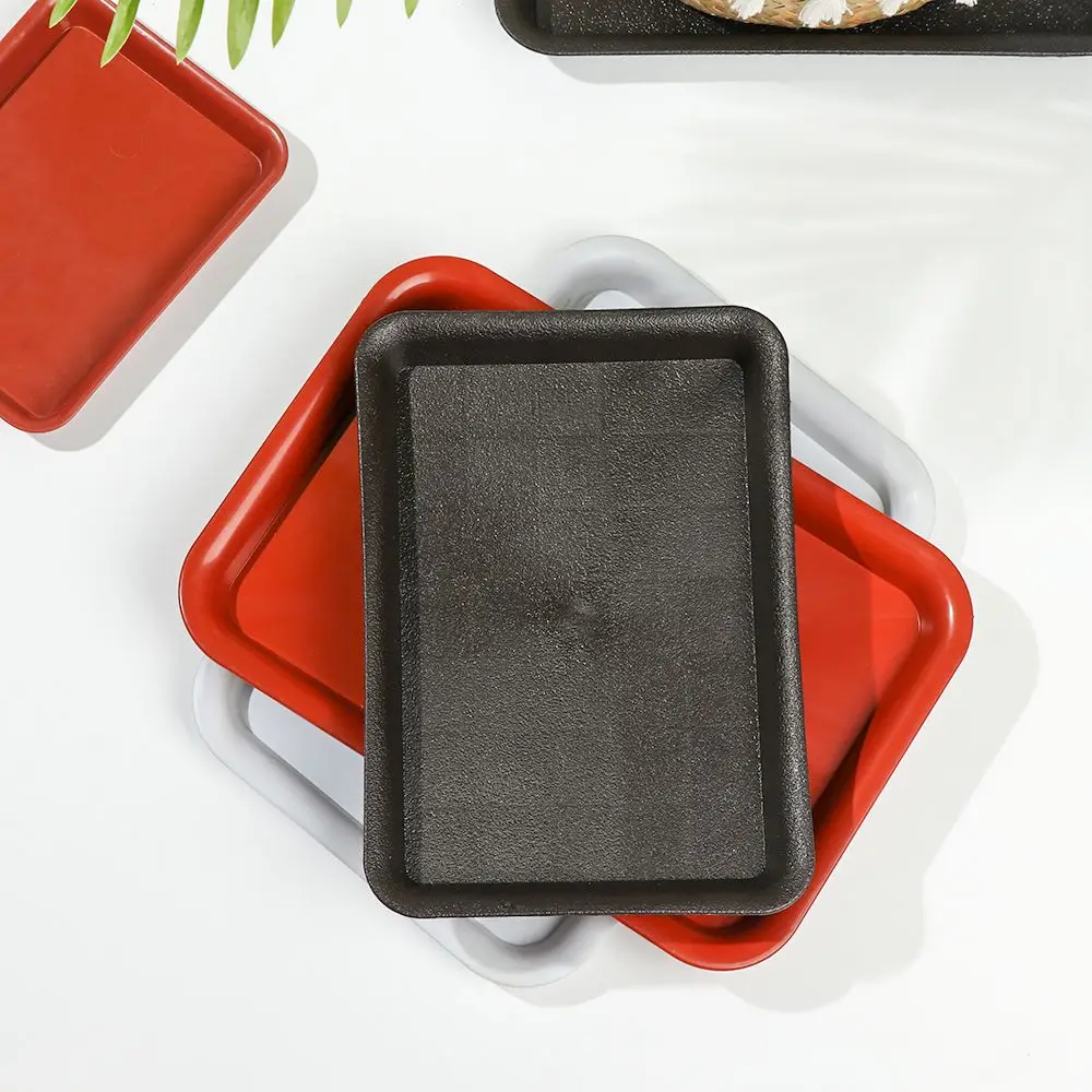 1Pcs Plastic Rectangle Durable Flower Pot Drip Trays Plastic Tray Saucers Plant Saucer Indoor Outdoor