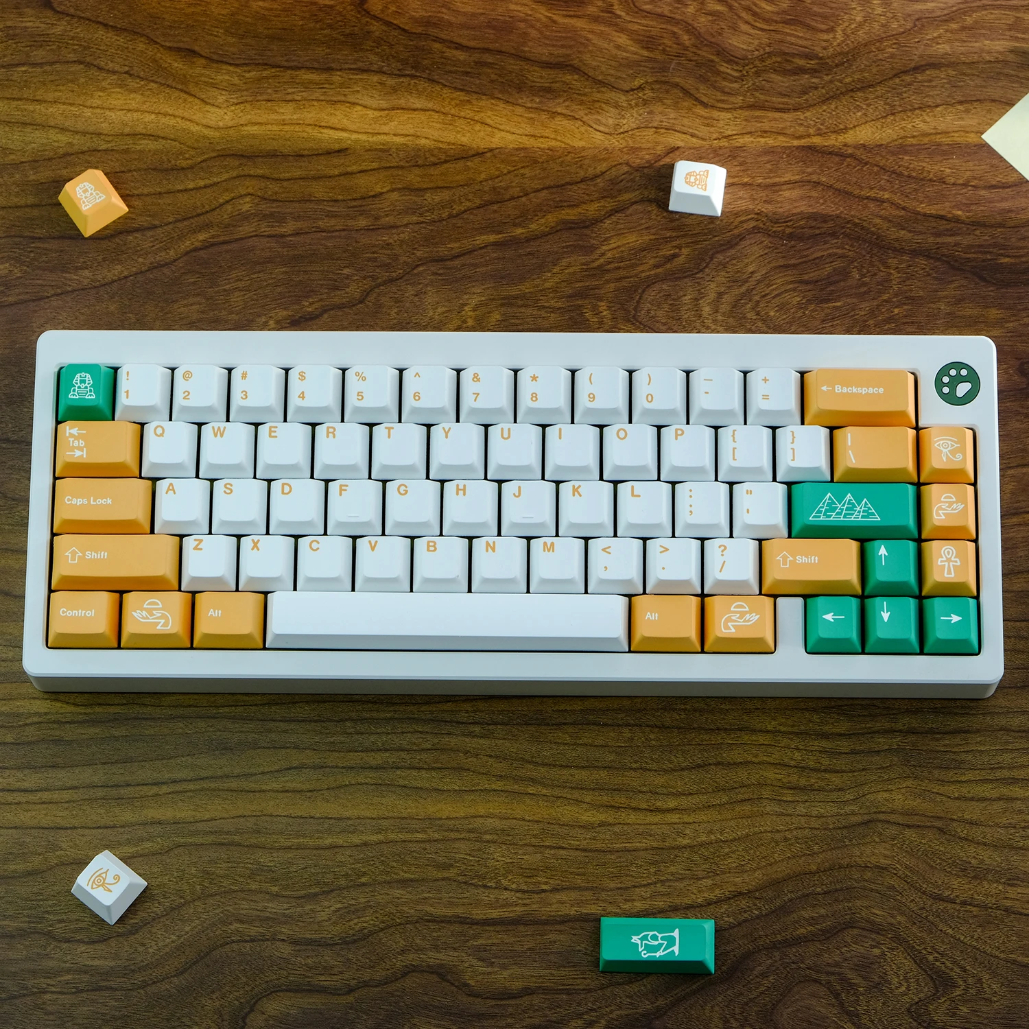 149 Tasten gmk aegyptus Tasten kappen Englisch Kirsch profil pbt Farbstoff Sublimation Tasten kappe für mx Schalter mechanische Tastatur mit iso ente