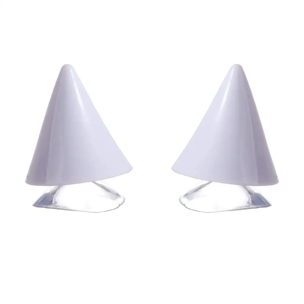 

1pair Silicone Rubber Horn Shaped Headwear Wing Shaped Halloween Motorcycle Helmet Horn Fashion Universal Moto Helmet Decoration