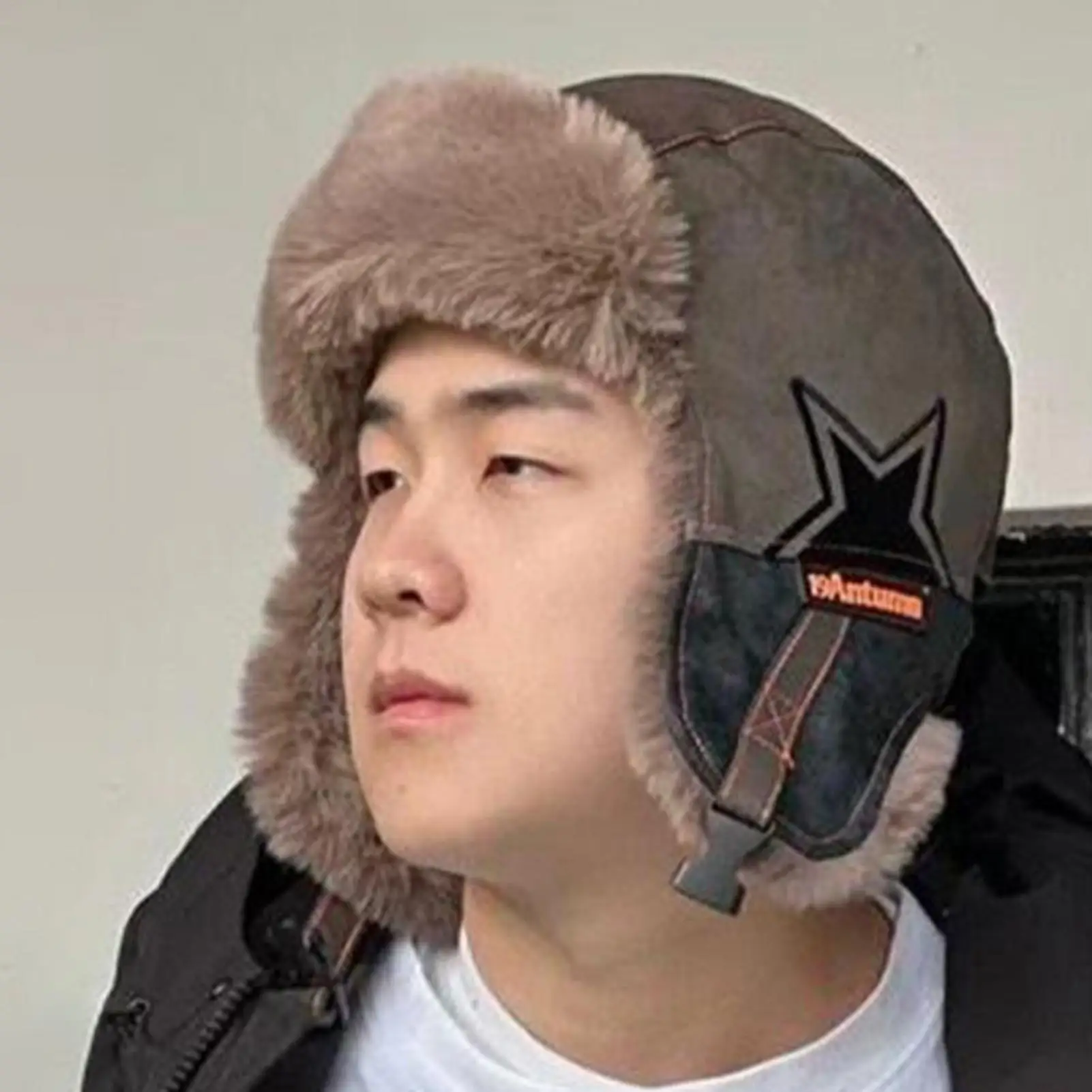 Chapéu trapper para homens, engrossado, à prova d'água, térmico, feminino, inverno, proteção de ouvido, chapéus de esqui para homens e mulheres, esportes ao ar livre, esqui