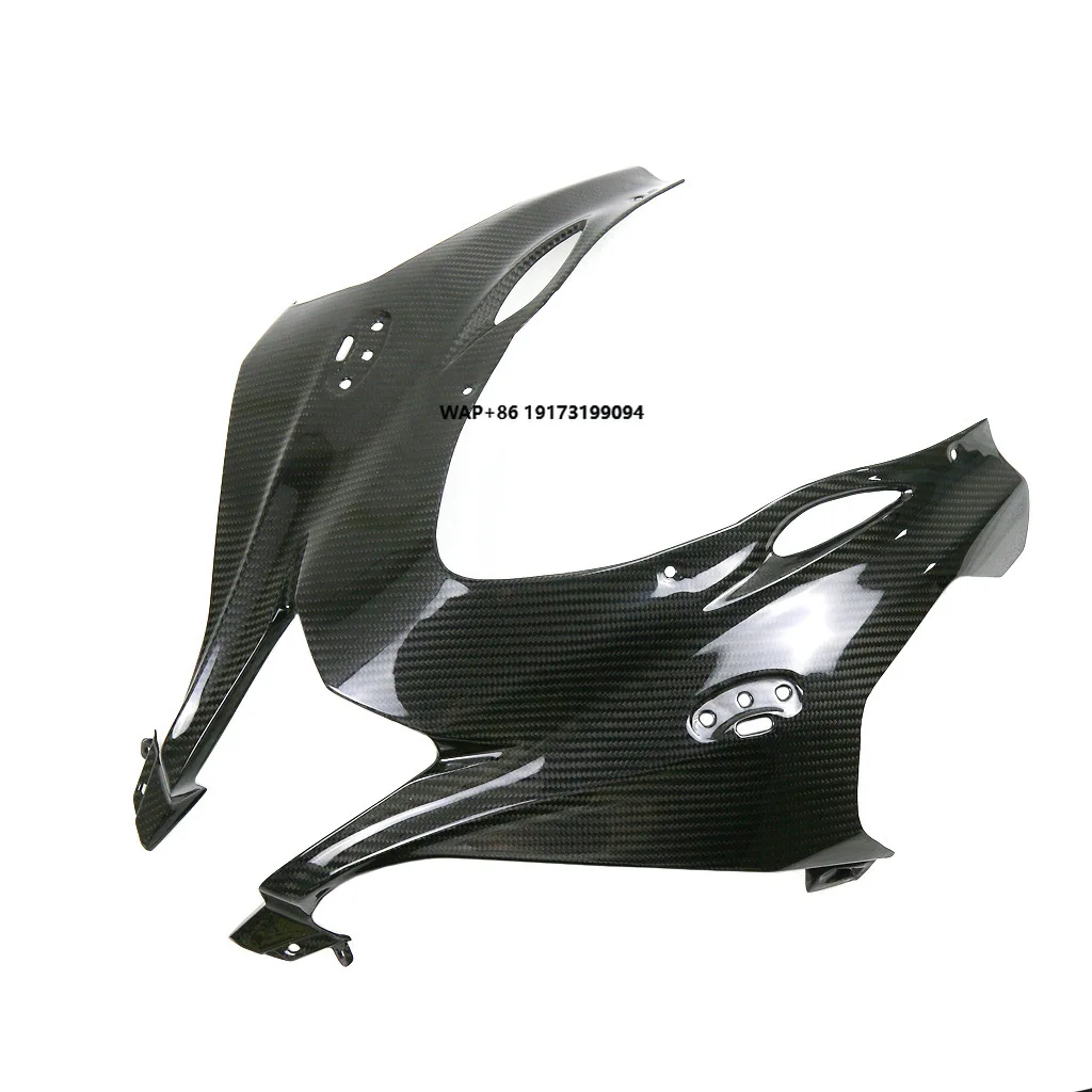 

For ZX-10R motorcycle modified prepreg carbon fiber head cover headlight protective shell 2016-2020