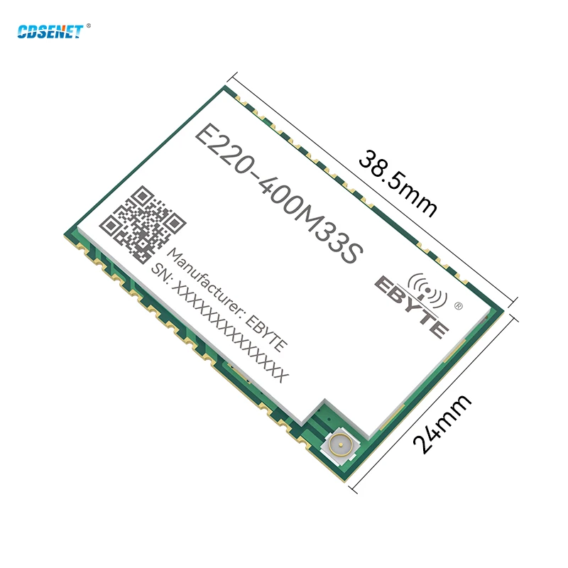 LLCC68 433MHz Lora Wireless FR SPI Module CDSENET E220-400M33S 33dbm Long Distance 16km PA+LNA FSK Industrial Grade High Speed