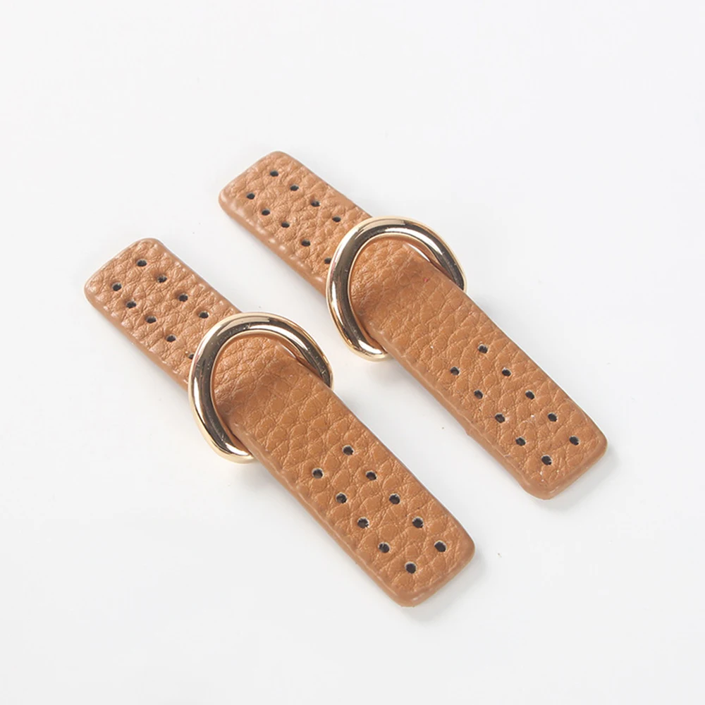 Adjustable Leather Handmade Buckle Replacement for DIY Handbag Shoulder Bag Backpack Block Lock Accessories