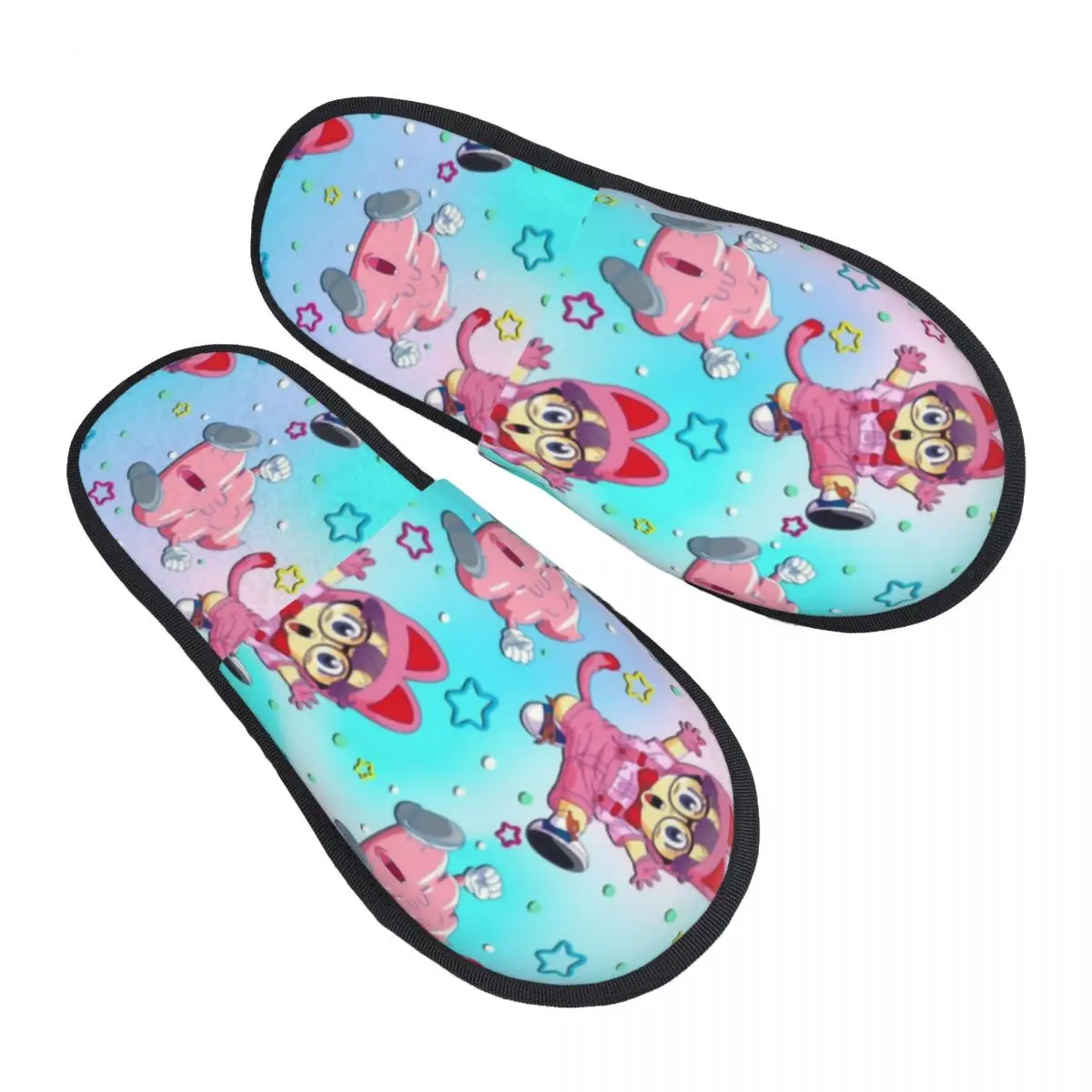 Zapatillas de invitados con estampado de Arale y caca para mujer de hotel, zapatilla de casa Dr. Slump con estampado personalizado